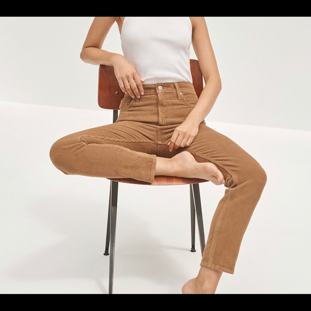 Denim Forum The yoko High Rise corduroy pants